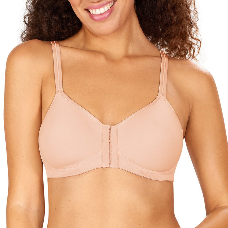 Mara Padded Wire-free Front Closure Bra - Blush | Amoena