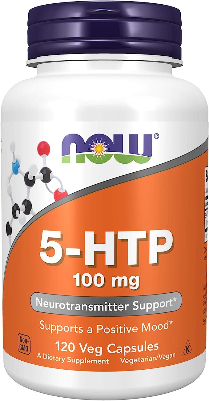 5-HTP - 120 Veg Capsules | Neurotransmitter Support | NOW