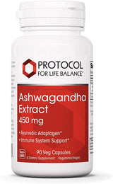 Ashwagandha Extract - 90 Veg Capsules | Herbal Supplement | Protocol for Life