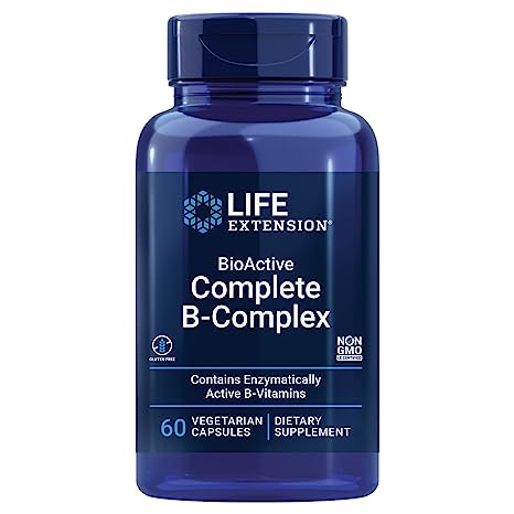 Complete B-Complex -60 Veg Capsules | Dietary Supplement | Life Extension