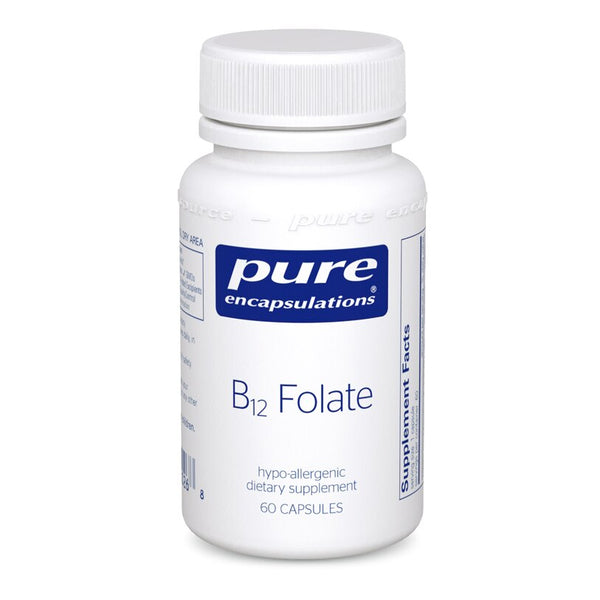 B12 Folate - 60 Veg Capsules | Dietary Supplement | Pure Encapsulations