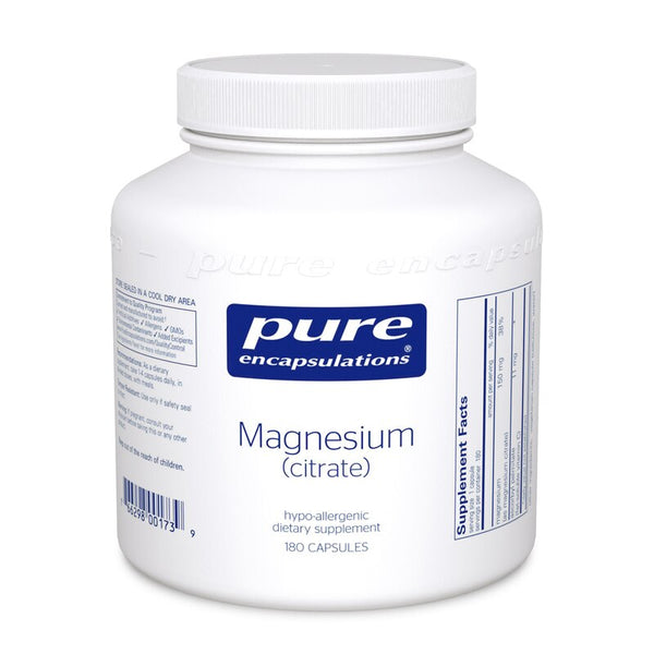 Magnesium (citrate) - 90 Veg Capsules | Dietary Supplement | Pure Encapsulations