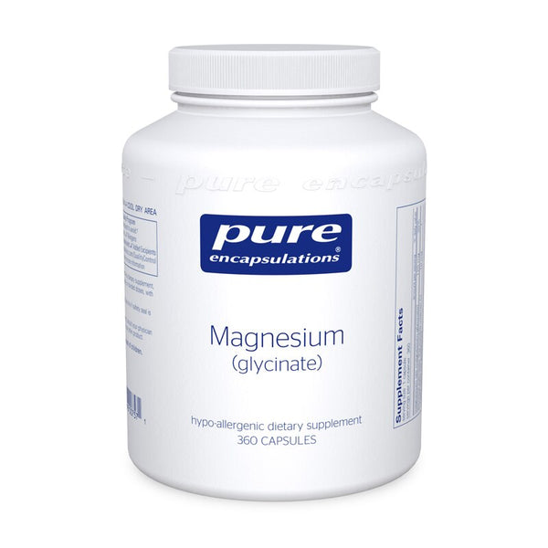 Magnesium (glycinate) - 180 Veg Capsules | Dietary Supplement | Pure Encapsulations