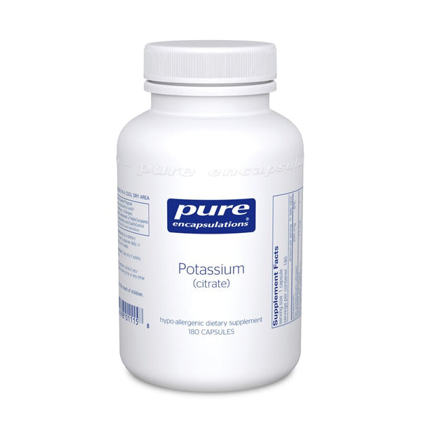 Potassium (citrate) - 90 Veg Capsules | Dietary Supplement | Pure Encapsulations