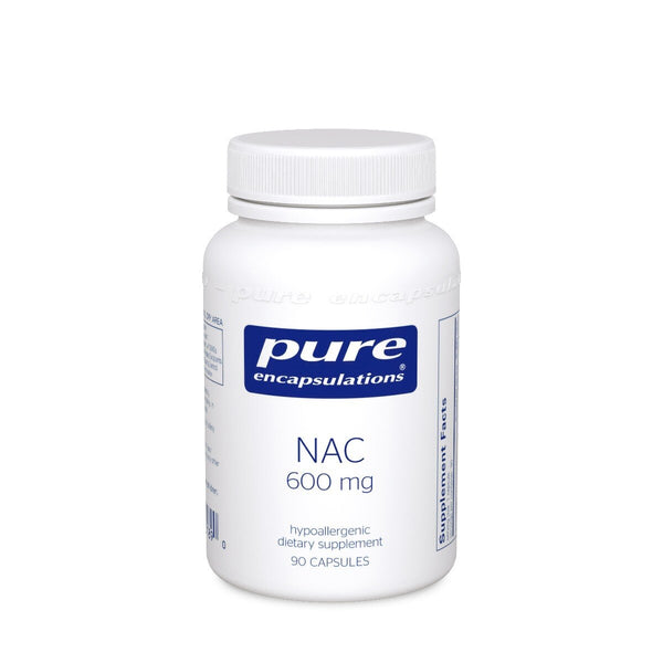 NAC (N-Acetyl-l-Cysteine) 600 mg. - 90 capsules | Dietary Supplement | Pure Encapsulations