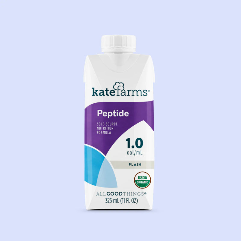 Peptide 1.0 Nutrition Formula - Plain 12 Ct | Kate Farms