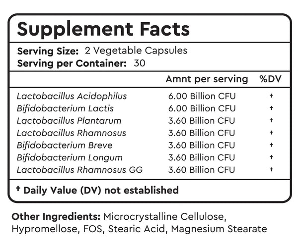 Superior Probiotic - 60 Vegetable Capsules | Gluten-Free Probiotic | SolutionsRx