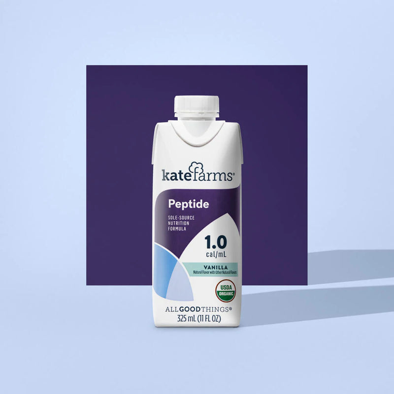Peptide 1.0 Nutrition Formula - Vanilla 12 Ct | Kate Farms