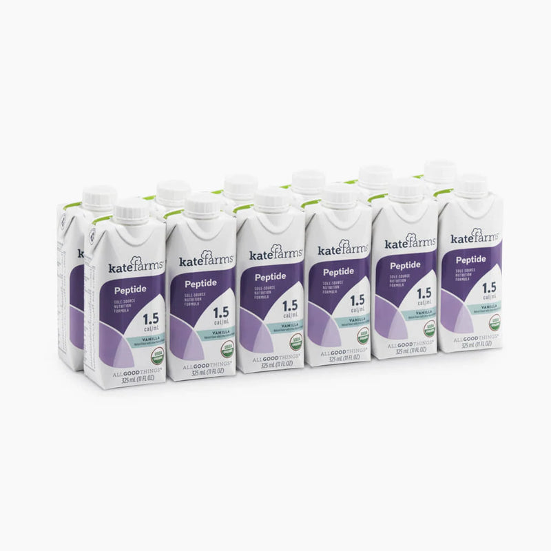 Peptide 1.5 Nutrition Formula - Vanilla 12 Ct | Kate Farms